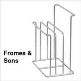 足立製作所のデザイナーズ家具 Frames&sons キッチン収納 ふきんとまな板収納