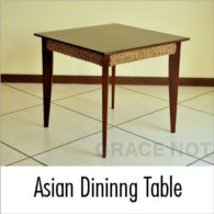 アジアン家具 シンプルでスリム 機能美を備えた ダイニングテーブル　