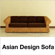 アジアン家具 ソファ 高級感あふれる３人掛け